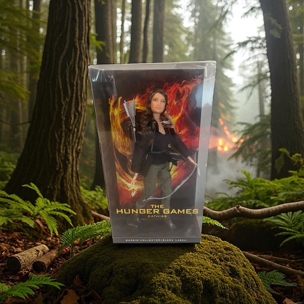 *SOLD* The Hunger Games Katniss Everdeen Barbie Doll Black Label